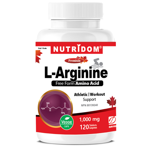 Nutridom L-Arginine 1000mg 120 Tablets